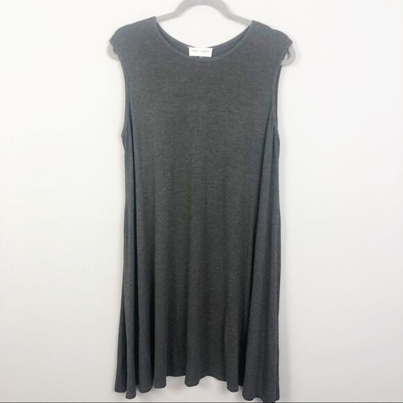 NINE 1 EIGHT | Gray Tank Swing Dress Women’s Size Large - Picture 1 of 6